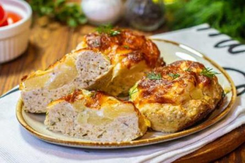 Мясные гнезда: курица / ананас